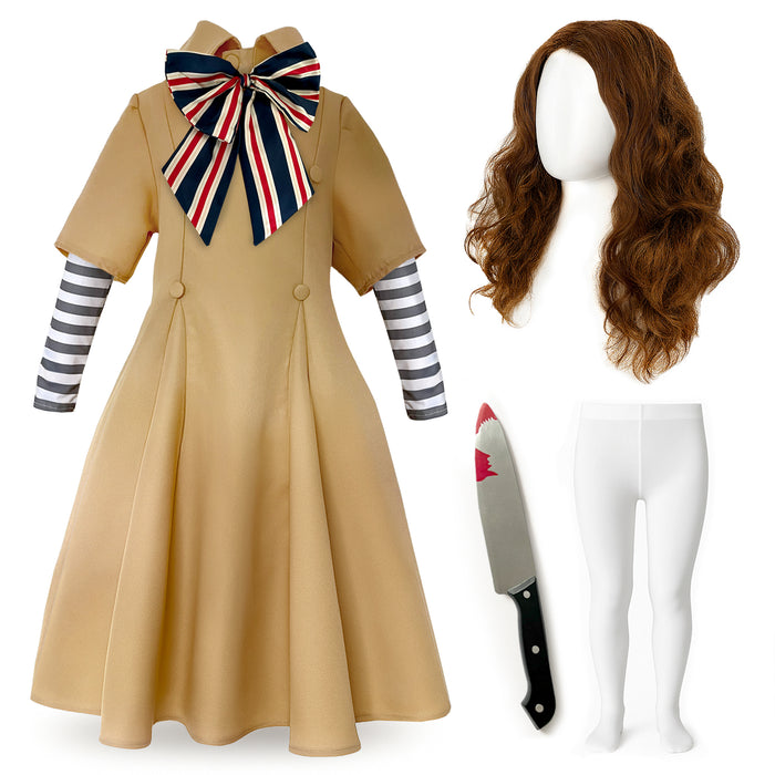 Childrens Kids Girls Robot Doll Fancy Dress Costume