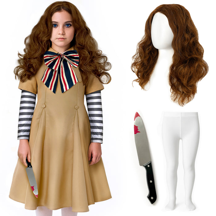 Childrens Kids Girls Robot Doll Fancy Dress Costume
