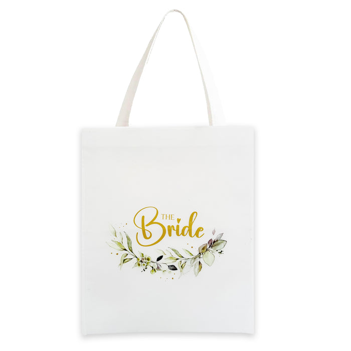 The Bride Tote Bag Botanical Floral