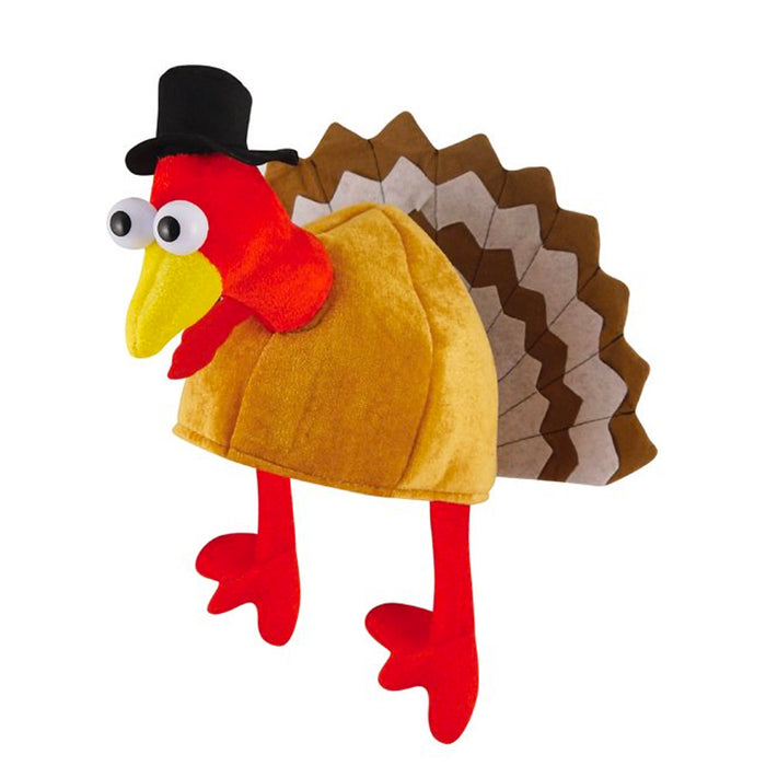 Turkey Hat with Wings wearing Top Hat