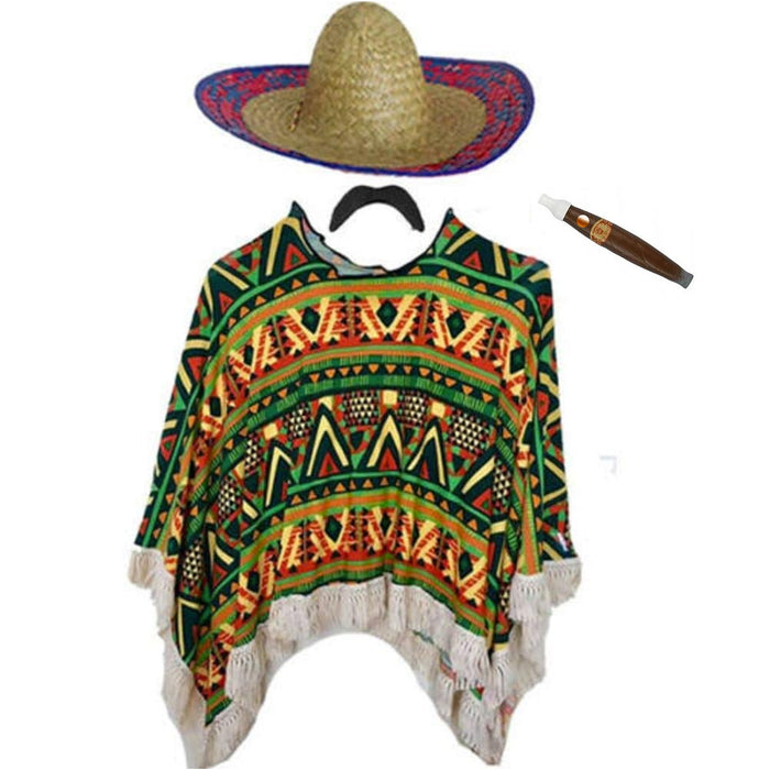4 Piece Mexican Costume