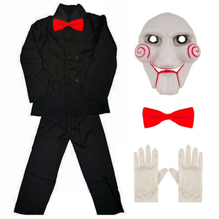 Childrens Kids Scary Puppet Fancy Dress Costume and Mask 4-12 Years.