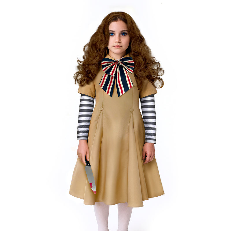 Childrens Kids Girls Robot Doll Fancy Dress Costume