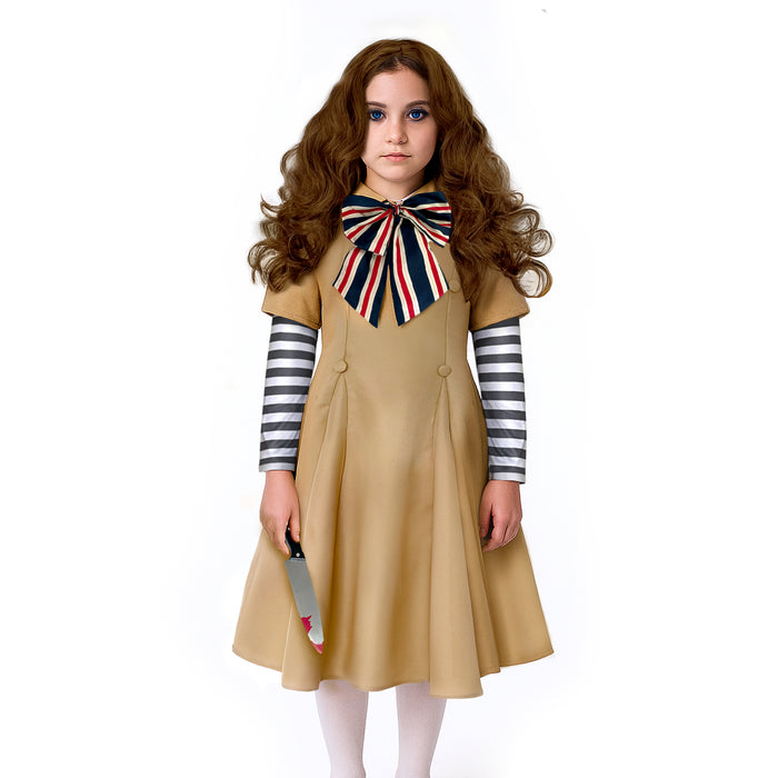 Childrens Kids Girls Robot Doll Fancy Dress Costume