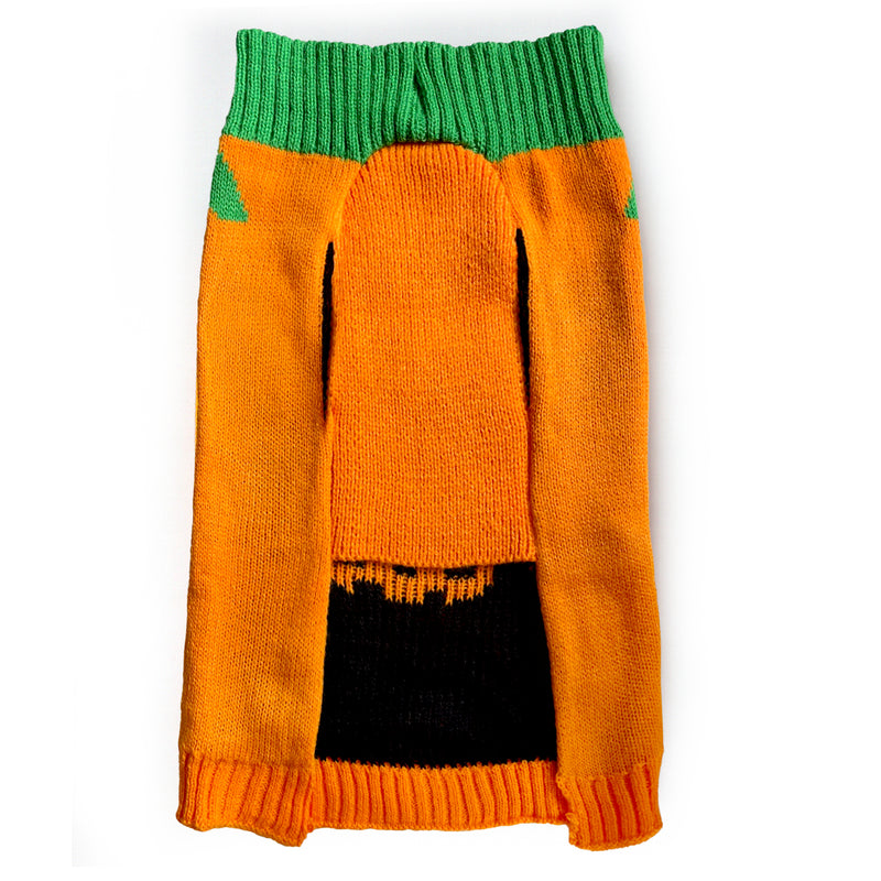 Halloween Dog Jumper Pumpkin Winter Sweater Coat for All Breeds and Sizes
