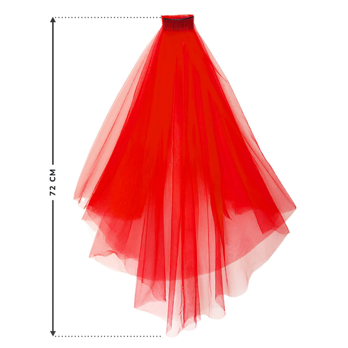 Childrens Kids Girls Red Lace Dress Lydia Fancy Dress Costume