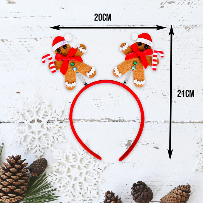 Christmas Headbands 12 Pack - For Adults & Kids Novelty Head Boppers Headbands