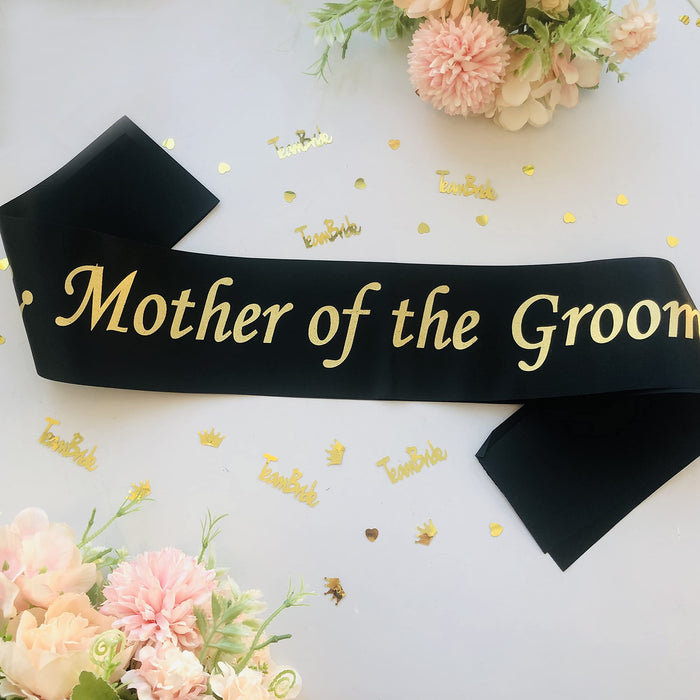 Hen Party Sashes Black and Gold