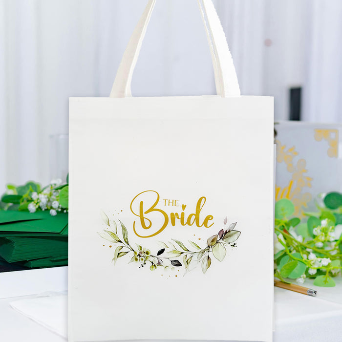 The Bride Tote Bag Botanical Floral