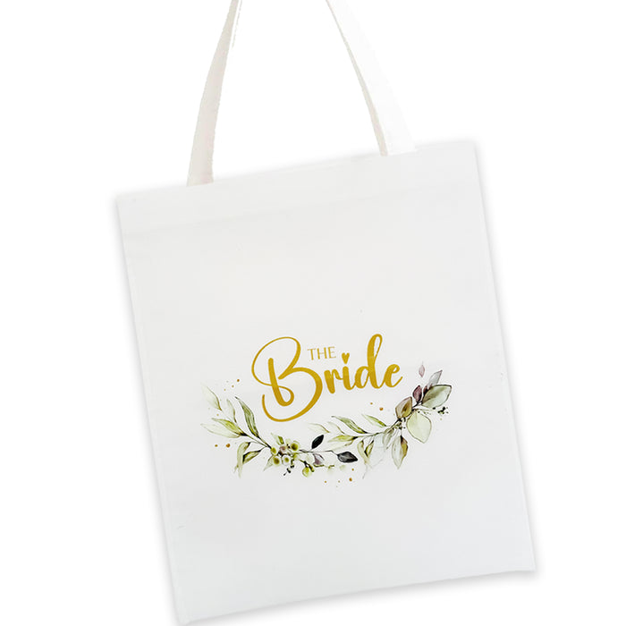 The Bride Tote Bag Botanical Floral