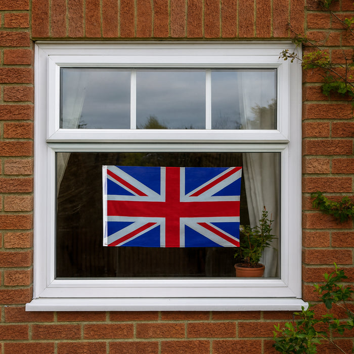 Pack of 12 - Union Jack Flag 3ft x2ft 100% Polyester with Metal Eyelets