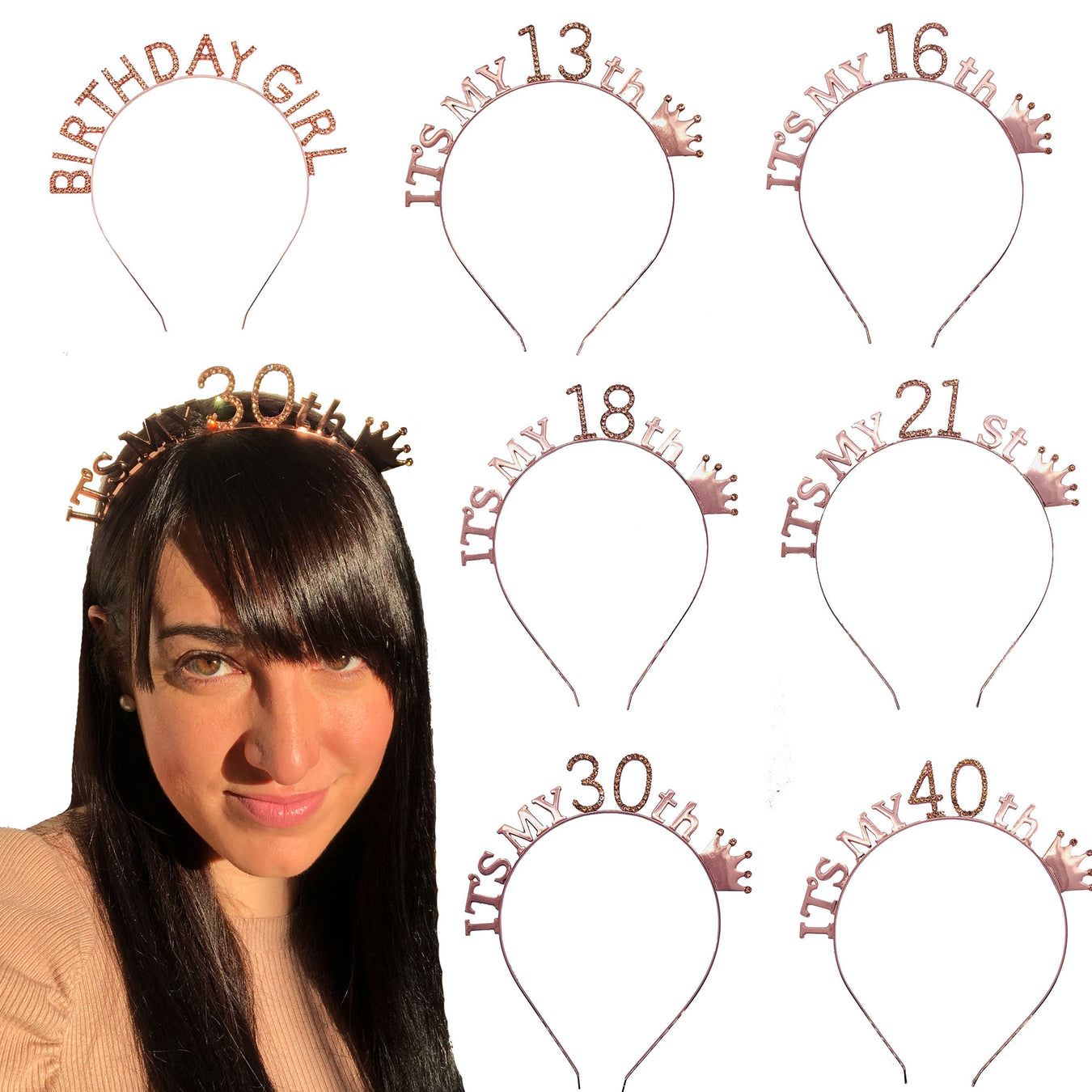 Birthday Tiaras and Sashes